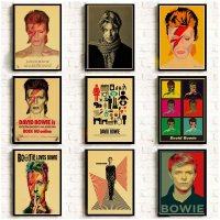 대형 패브릭 포스터 인테리어 집들이 개업 결혼 빈티지 DAVID-BOWIE 아트 문구 레트로 홈 장식 룸 그림 액자 벽