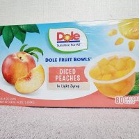 DOLE 돌 다이스 복숭아 컵 113g x 16입