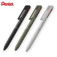 펜텔 카르므 3색 볼펜 멀티펜 0.5 Pentel Calme 저소음 칼무 깜무