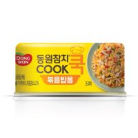 동원참치 쿡 볶음밥용 100g 캔 튜나 참치 통조림 담백한 오메가 찌개 가정용 반찬