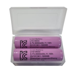 18650배터리 3000mah 2개세트 3.7v 11.1wh 충전지 충전배터리 충전건전지