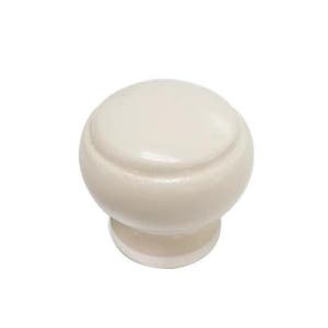 원목원형 1구손잡이 백색 30mm 싱크대 신발장 가구 쓰마미