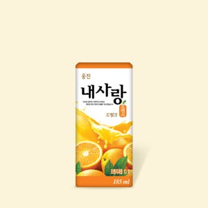 내사랑 드링크 오렌지 185ml, 72개