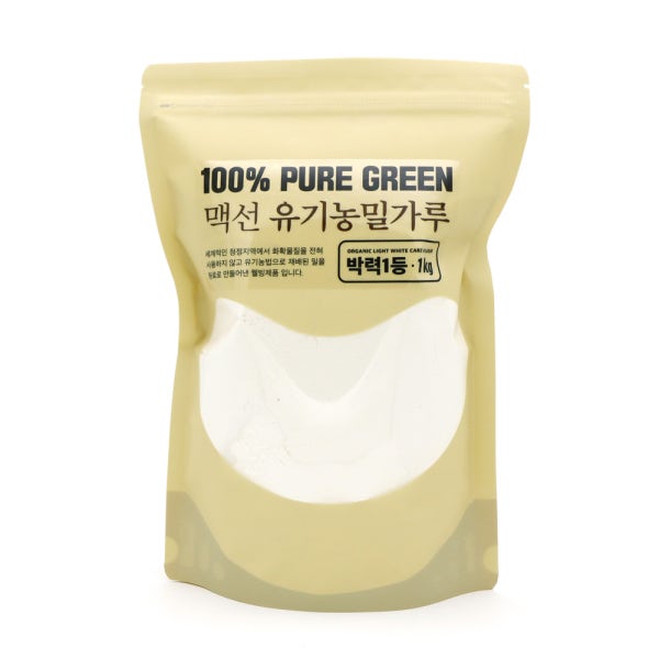 맥선 유기농밀가루 1kg (박력분,중력분,강력분)