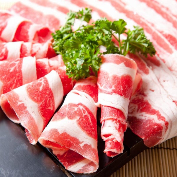 [대용량] 2kg 우삼겹 양지 미국산 초밥 덮밥 업소용 일식 샤브샤브 규동 냉동