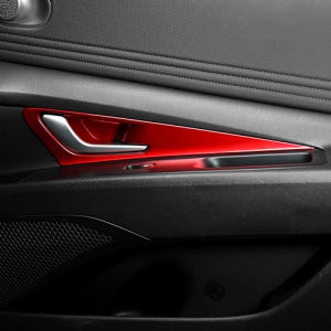 아반떼 CN7 N 튜닝 용품 도어프레임 커버 레드 몰딩