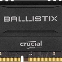 Crucial 발리스틱스 데스크탑 게이밍 메모리 키트 32GB DDR4 DRAM 블랙 (CL16 BL2K16G32C16U4B)