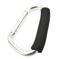 등산 카라비니 1 pc 큰 D 모양 루미늄 합금 Carabiner 릴리스 소프트 핸들