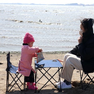 캠핑 테이블 의자 세트 접이식 피크닉 테이블 세트