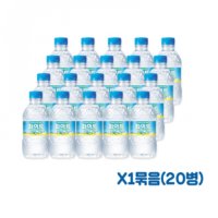 지리산 산청샘물 화이트 생수 330ML 20개 1묶음