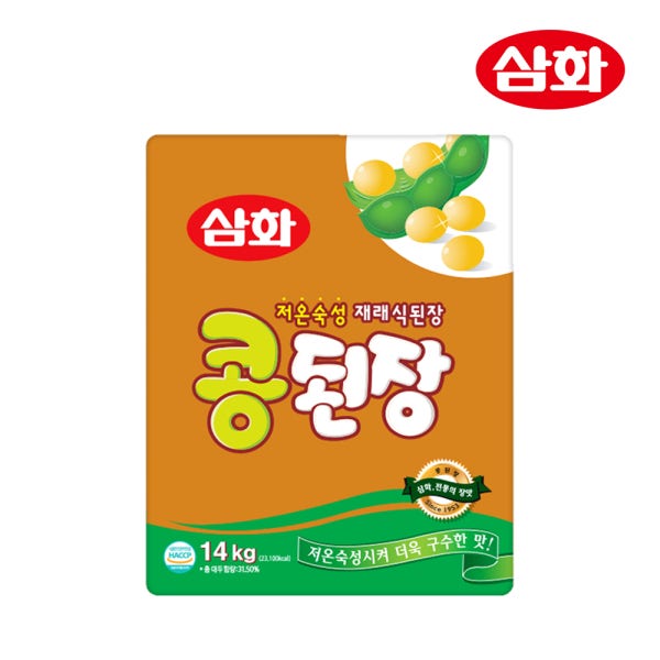 삼화 재래식 콩된장 14Kg 업소용 식당용 대용량 고깃집 된장찌개