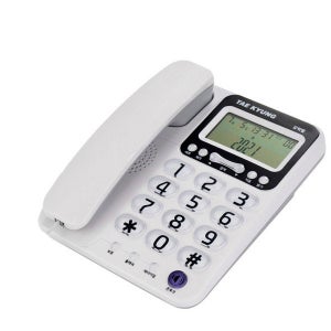 유선 전화기 집 사무실 매장 가정용 강력벨 발신자표시전화기 큰 벨소리