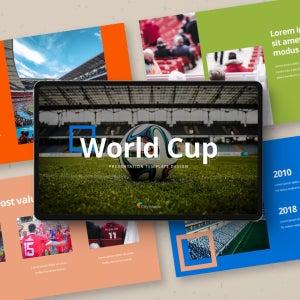 월드컵 축구 파워포인트 PPT 템플릿 (FIFA, 경기, 스포츠, 운동, 게임, 프리미어리그)
