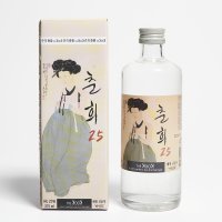 춘희 25도 375ml 사과 소주 증류주 착한농부 예천주(케이스포함)