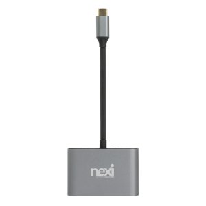 맥북모니터연결 듀얼모니터젠더 C타입 HDMI VGA 변환잭 4K 확장컨버터 RNX1313