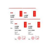 본아페티 리버캡스 강아지 간 영양제 애견 보조제 간에 좋은 음식 60정 4개