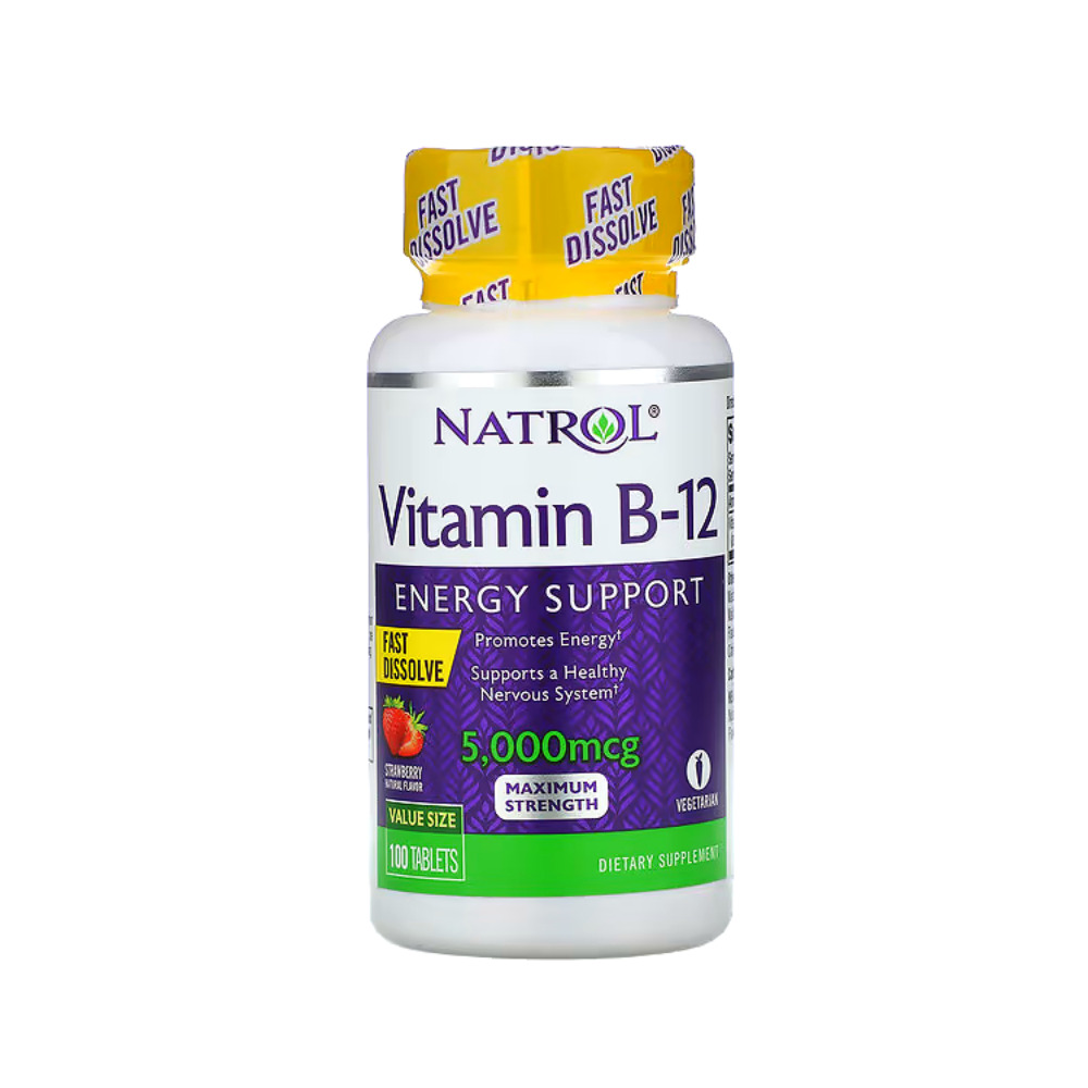 <b>나트롤</b> 비타민B12 영양제 <b>시아노코발라민</b> 5000mcg 100정