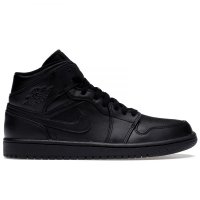 Jordan 1 Mid Triple Black (2022)100822