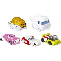 Hot Wheels Sanrio 캐릭터 자동차 5팩, 장난감 자동차 1:64 비율: 헬로