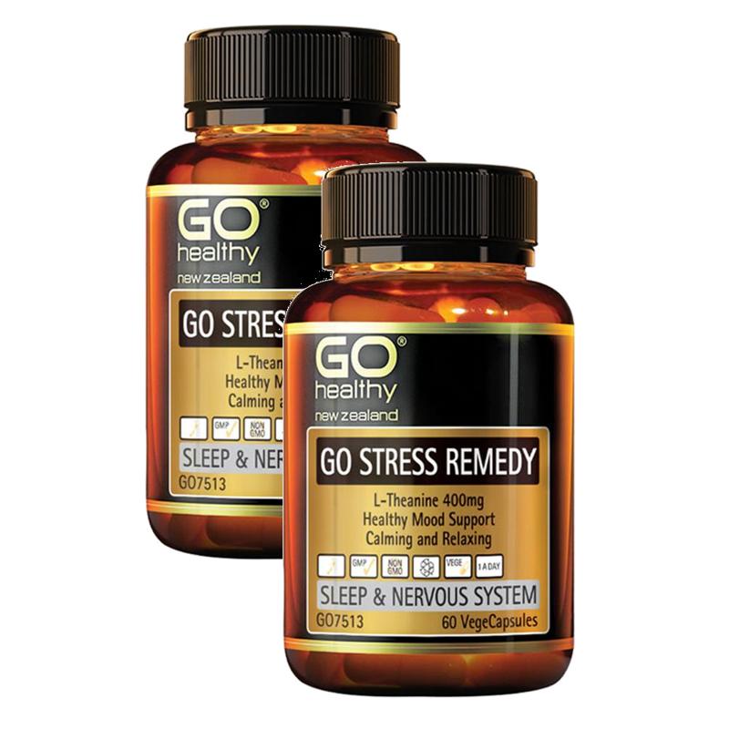 Go Healthy Stress Remedy <b>고헬씨 스트레스</b> 리메디 60캡슐 2팩