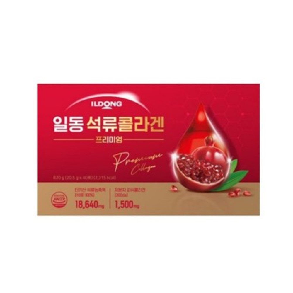 일동 <b>석류콜라겐</b> 프리미엄 40포 피쉬<b>콜라겐</b> <b>석류</b>농축액
