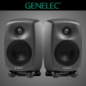 GENELEC 8020D 제네렉 8020 다크 그레이 모니터 스피커 1조(2통)