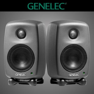 GENELEC 8010A 제네렉 8010 다크 그레이 모니터 스피커 1조(2통)