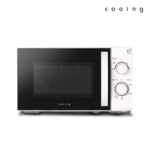 쿠잉 전자레인지 20L 미니 소형 원룸 사무실 가정용 블랙