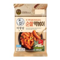 CJ 미정당 순쌀떡볶이 401.2G X 8개 간식 술안주