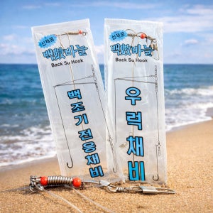 우럭 채비 백조기 외수질 낚시 바늘 2단 광어 감성돔 볼락 원투 선상 바다