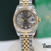 ROLEX 로렉스 데이저스트 여성 텐포인트 콤비 실버판 179173