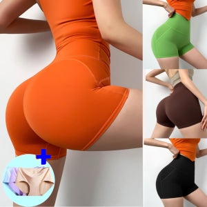 팬티일체형 3부반바지 레깅스 힙업쇼츠 바이커쇼츠 하이웨스트 숏팬츠 짐웨어 헬스복 N177