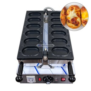 태양산업 정품 업소용 국내산 전기식 계란빵 기계 6구 창업 치즈빵 피자빵