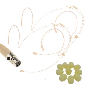 헤드 미니 3p AKG 호환 2개 무선 헤드셋 이어 마이크