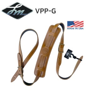 LM Quality Straps VPP-G 빈티지 숄더패드 가죽 스타일 스트랩 골드