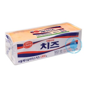 서울 냉장 체다치즈 100매 1.8kg