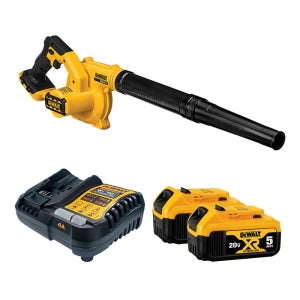 디월트 DCE100P2 충전 송풍기 20V 5.0Ah 배터리 2개 세트