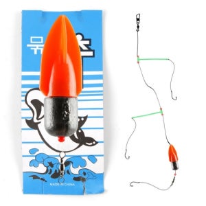 묶음추 도다리 바늘 낚시 원투채비 광어 우럭 감성돔 로켓트 16호