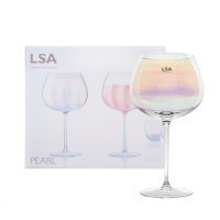 LSA 오로라 진주펄 홀로그램 벌룬와인잔 650ml