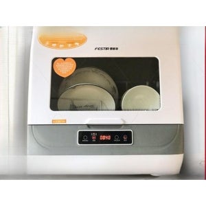 자동설거지기계 미니 무설치 데스크탑식기세척기 소형 스마트 살균 소독 건조