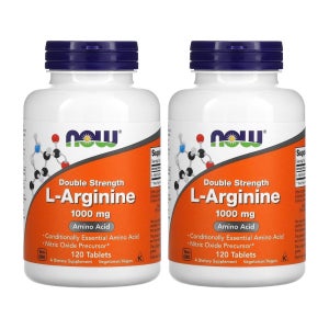 나우푸드 L-아르기닌 l-arginine 1,000mg 120정 2통
