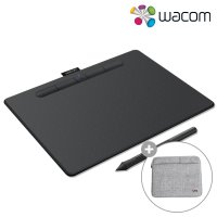 와콤 중형 타블렛 인튜어스 CTL-6100 블랙에디션 WACOM 펜 태블릿 [파우치세트]