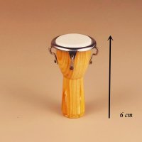 젬베 잼베 타악기 북미니 Djembe 아프리카 드럼 미니어처 봉고 콩고 악기, 복제품 인형 집 액세서리 디스플레이 액션 피규어