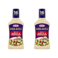 Kraft Garlic and Parmesan Dressing 크래프트 갈릭 앤 파마산 드레싱 16 oz 454g 2팩