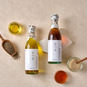 삼거리기름방 당일착유 국산 저온압착 방앗간 들기름 참기름 생들기름 350ml