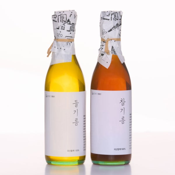 삼거리기름방 당일착유 국산 저온압착 방앗간 들기름 참기름 생들기름 350ml