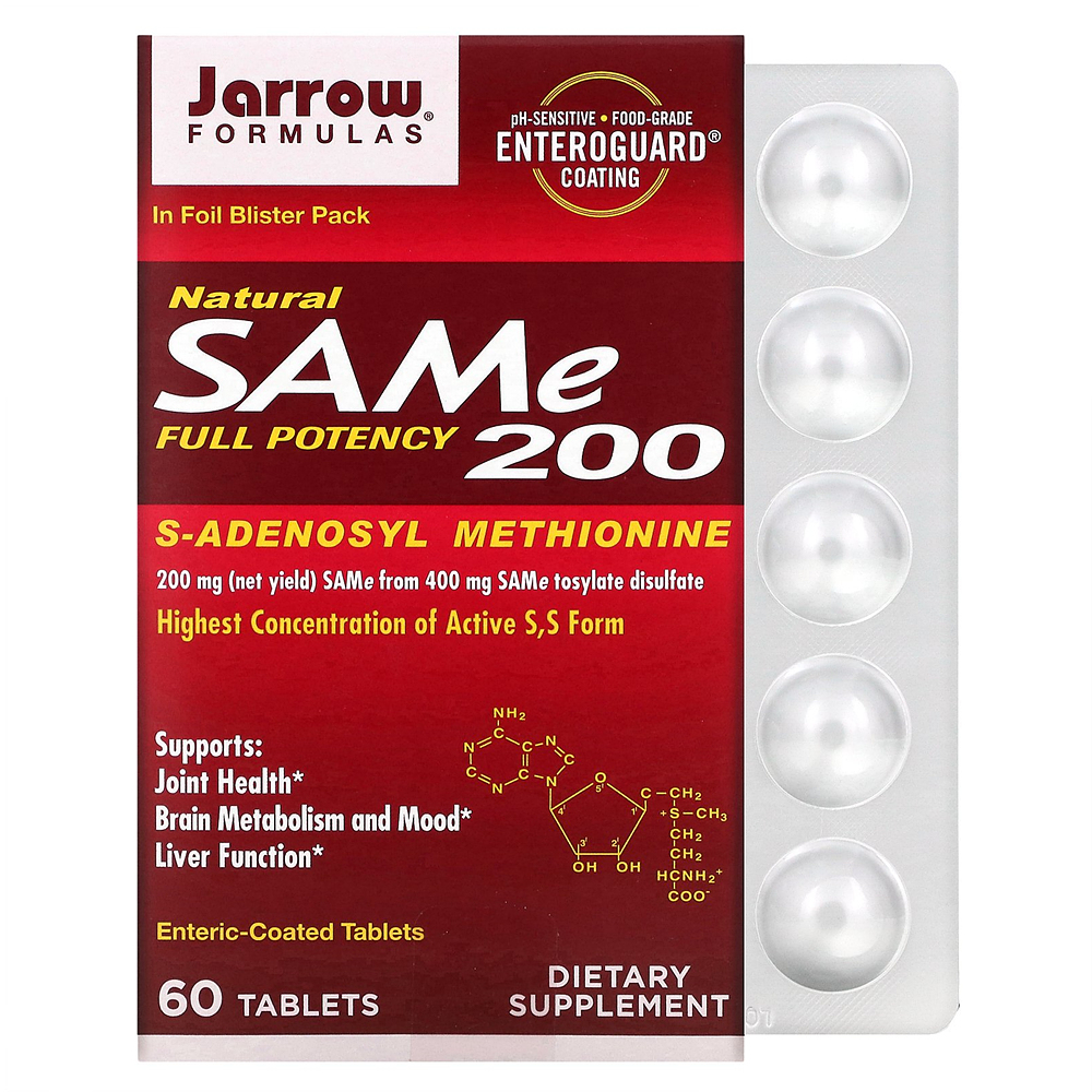 자로우 사메 SAMe 200 mg <b>메티오닌</b> 60정