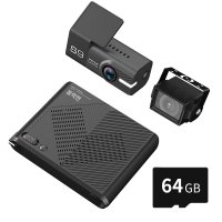 화물차 블랙박스 포터 봉고 1톤 탑차 스마트폰 연동 블랙앤 64G 2채널