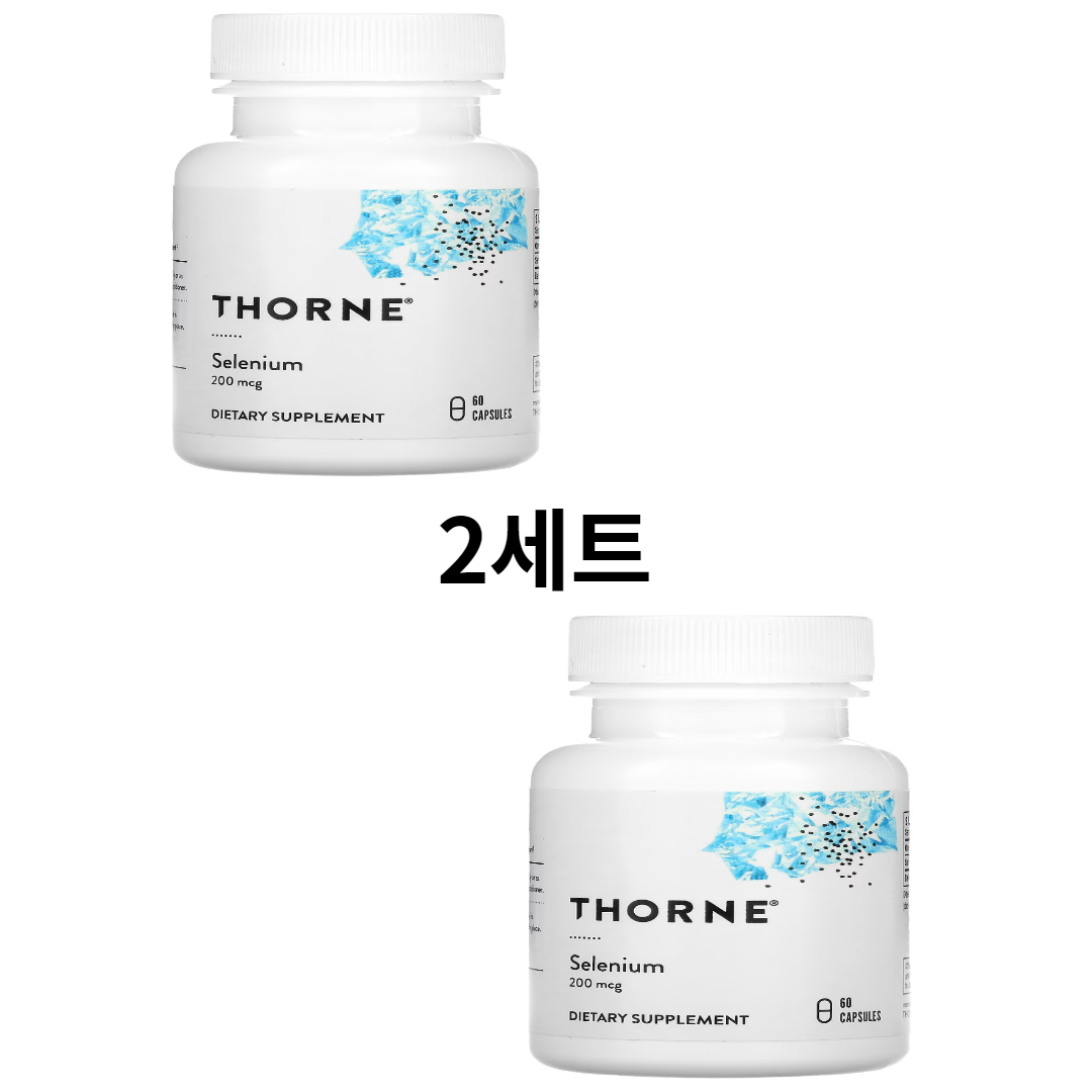 쏜<b>리서치 셀레늄</b> 200mcg 60 캡슐 2세트
