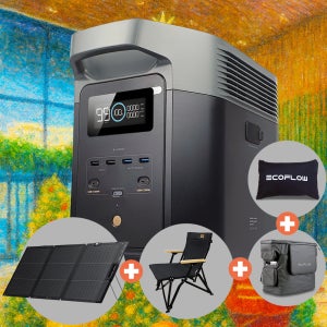 에코플로우 델타2 EFD330 리튬인산철 파워뱅크 AC220V 캠핑 차박 버스킹 낚시AB